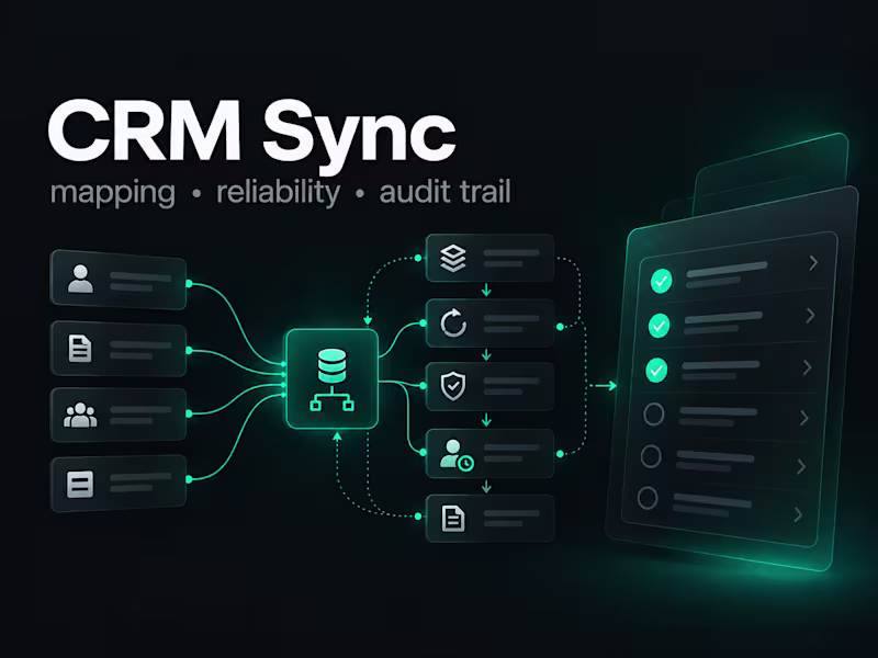 Cover image for CRM and Lead Sync Integrations