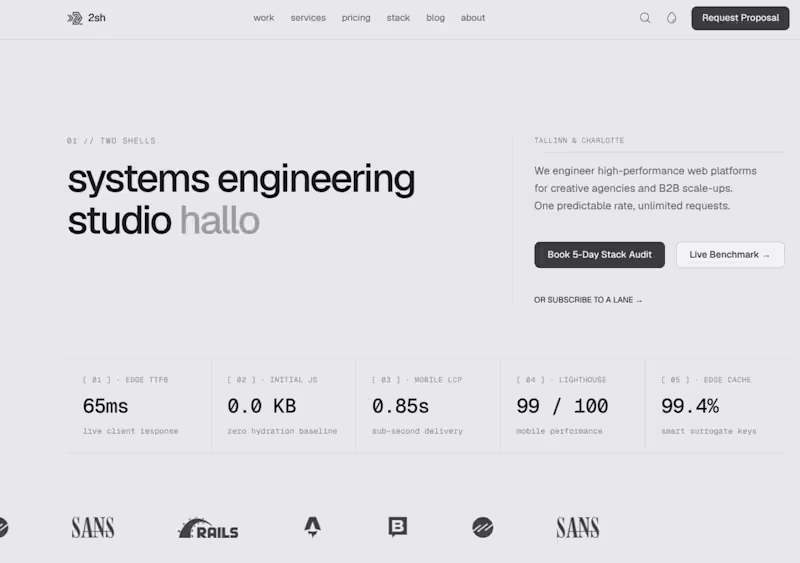 Cover image for Web design / development lane