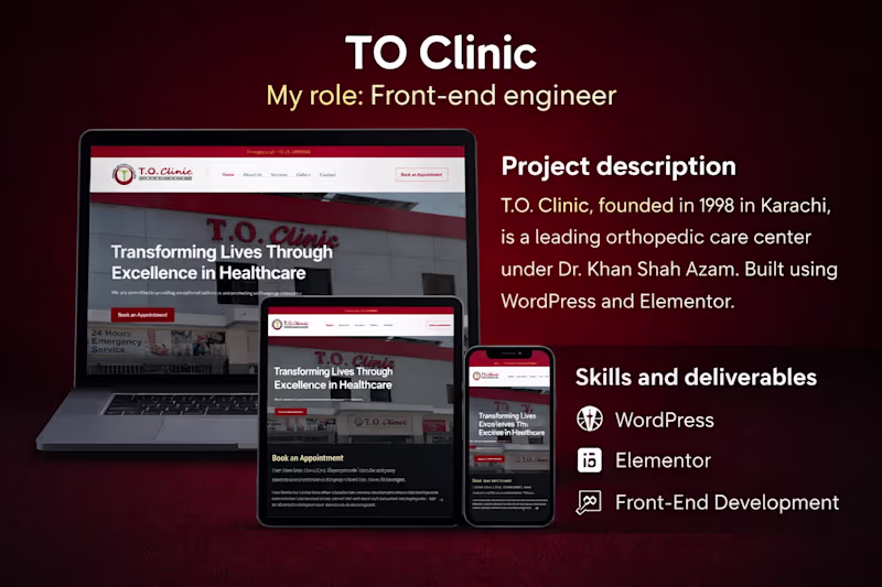 Cover image for T.O. Clinic, founded in 1998