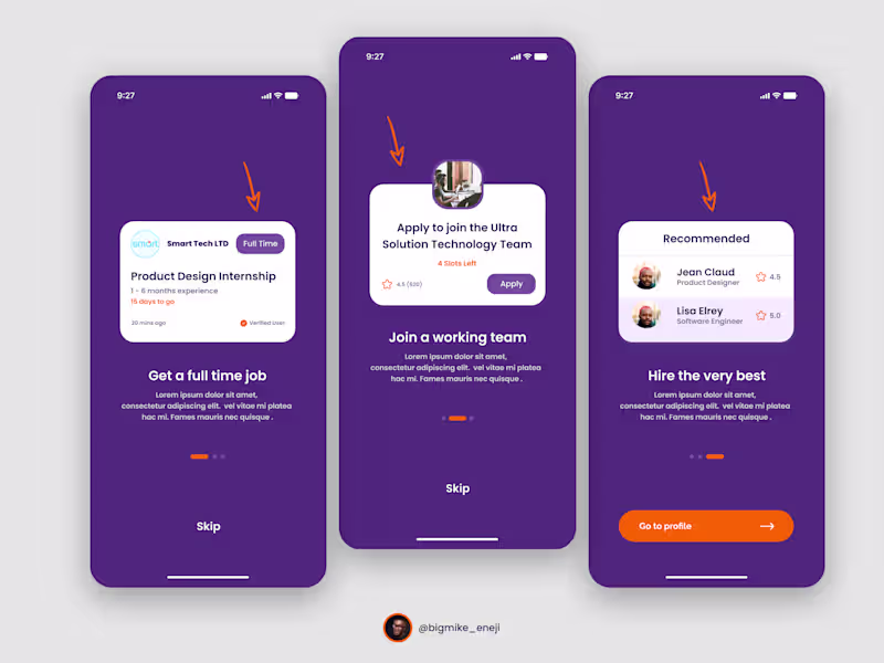Cover image for Onboarding Screen UI - 023