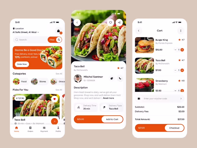 Cover image for Food Delivery App development services