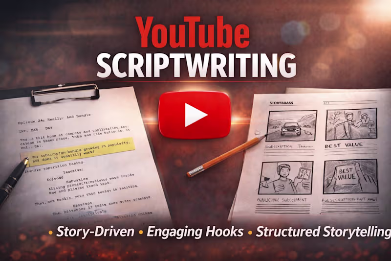 Cover image for YouTube Scriptwriting