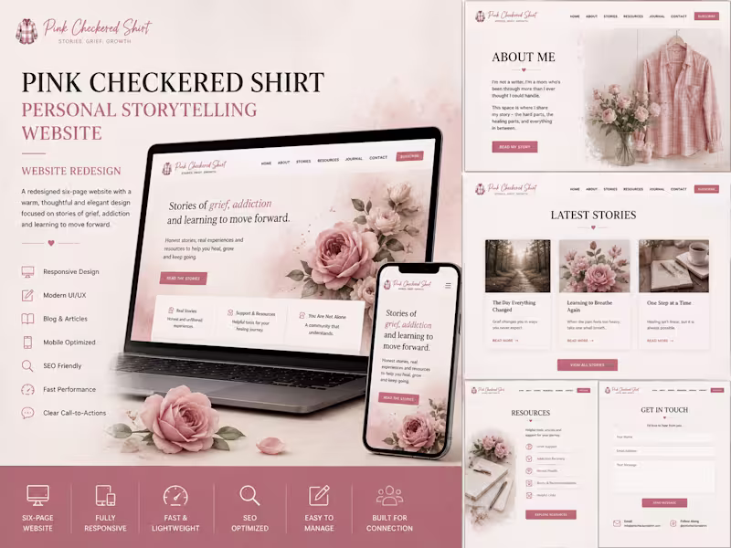 Cover image for Redesigned an existing website for