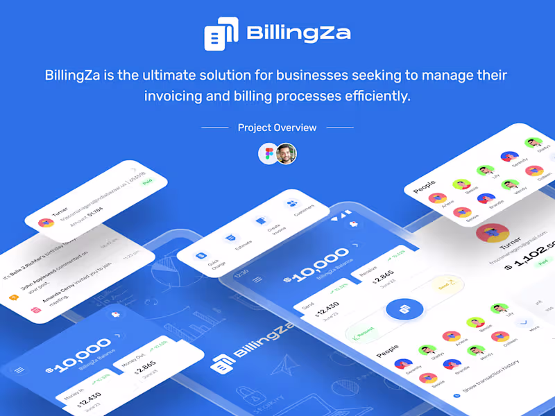 Cover image for BillingZa - iOS & Android App