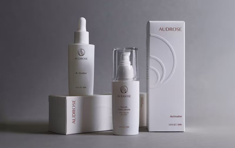 Cover image for Audrose | Luxury Shopify Redesign for Science-Backed Skincare