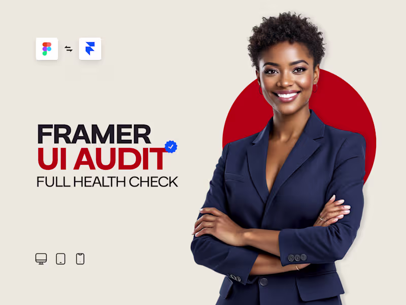 Cover image for Full Framer UI Audit