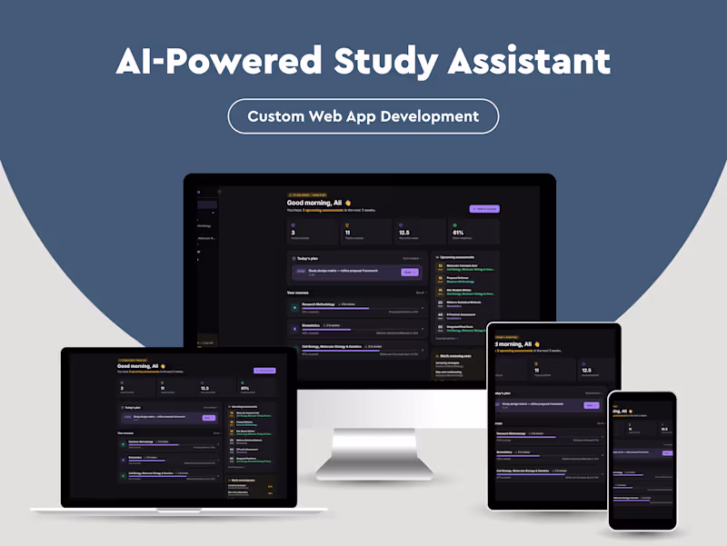 Cover image for StudySpace — AI-Powered Study Assistant

Project