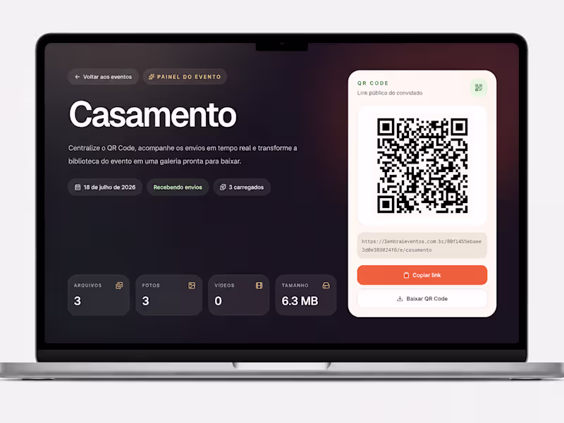 Cover image for Lembrai — QR Code Event Photo Sharing Platform