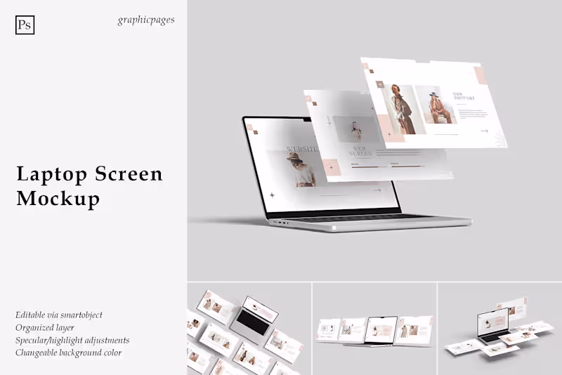 Cover image for A clean and modern laptop