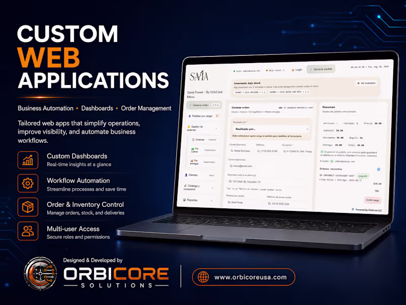 Cover image for Custom Web Applications & Business Automation