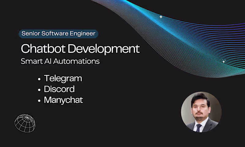 Cover image for Telegram/Discord/Manychat Bot Development | AI Automation
