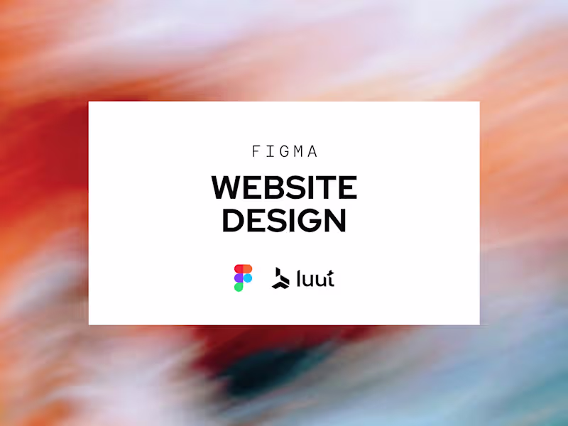 Cover image for Website Design - Multi-Page Figma File for Developers