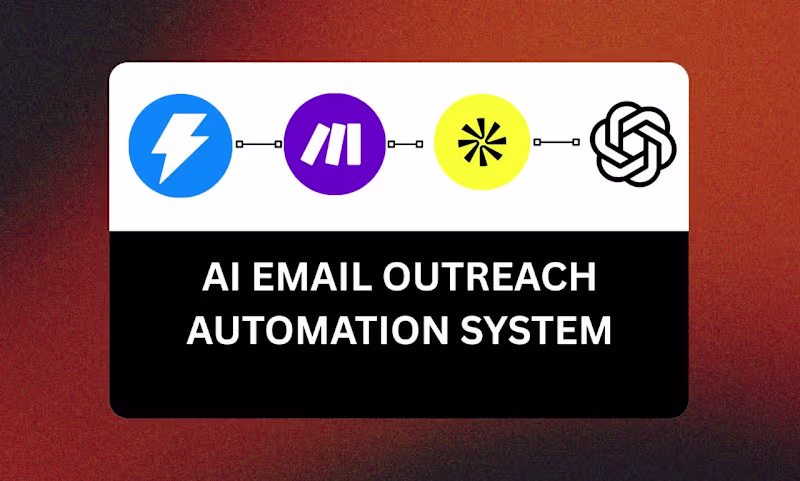 Cover image for AI Email Outreach Automation System
My