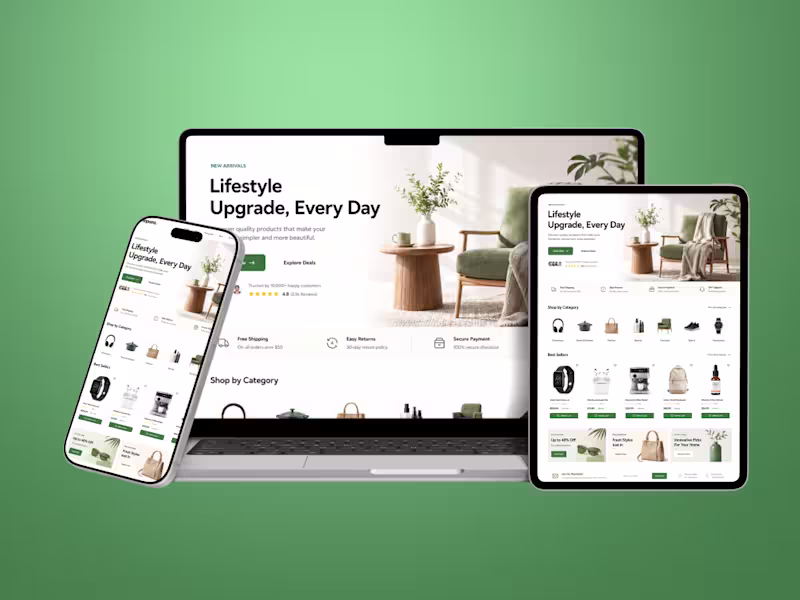 Cover image for Shopora- UI UX, Website &