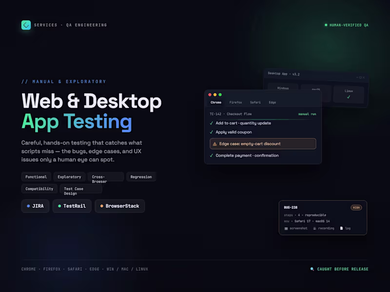 Cover image for Web & Desktop Application Testing