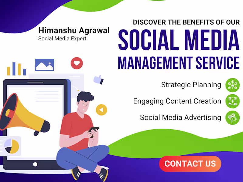 Cover image for Social Media Management, Strategy & Marketing