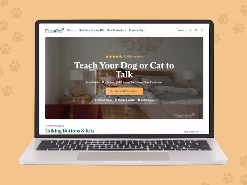 Cover image for Wix Pet-Tech Shop Website | E-Commerce Website