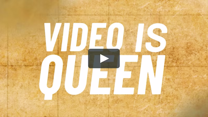 Cover image for Video is Queen- Social Ad