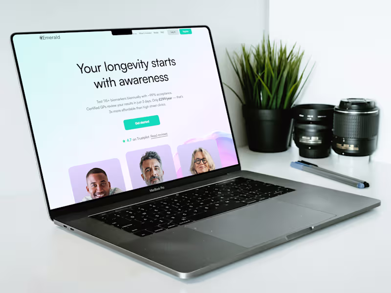 Cover image for Emerald – Preventive Health Platform (Framer)