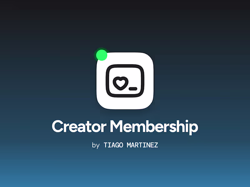 Cover image for Creator Membership