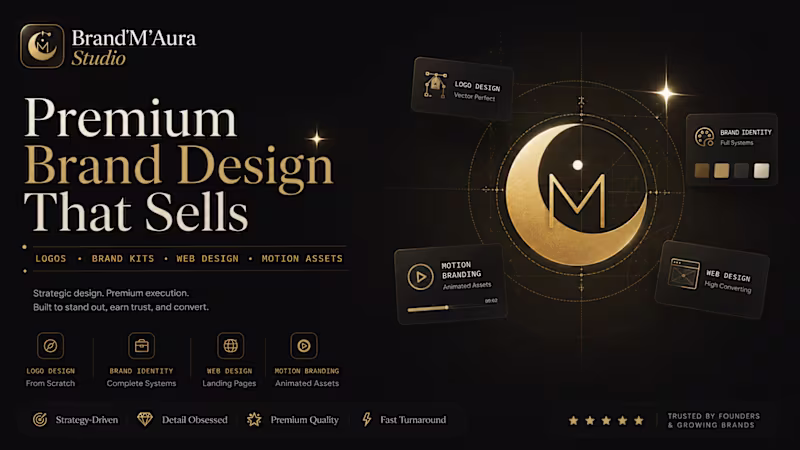 Cover image for BrandM’Aura Studio - Logo, Brand
