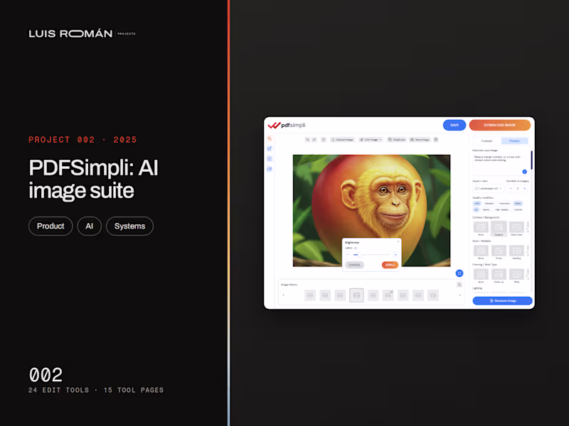 Cover image for PDFSimpli AI Image Suite: complex AI tools, made simple