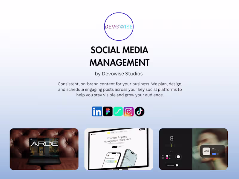 Cover image for Social Media Management — Monthly Engagement