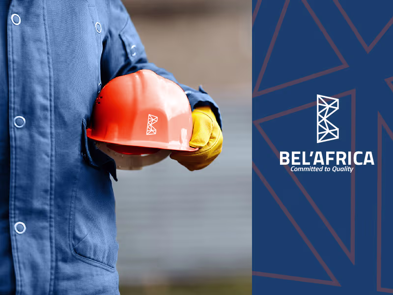 Cover image for Civil Engineering Firm - Brand Identity Design - BEL'AFRICA