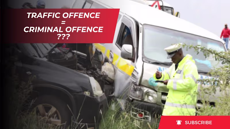 Cover image for Is a Traffic Offence a Criminal Offence?