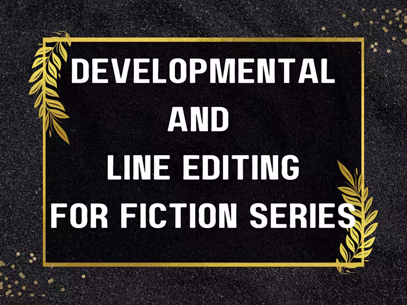 Cover image for Content and Developmental Editor For a Fiction Series