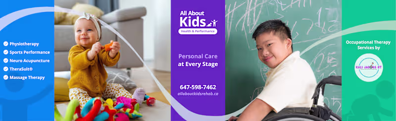 Cover image for All About Kids outdoor signage
