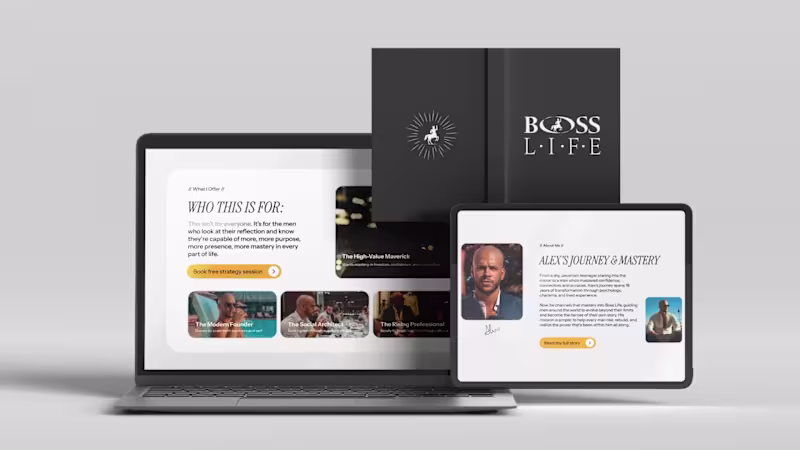 Cover image for Brand Identity and Framer Website, Built From Zero in One Month