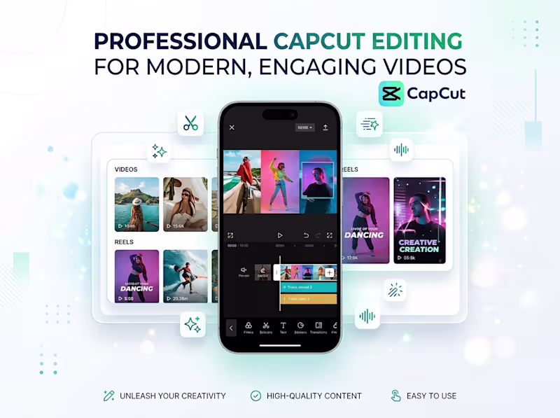 Cover image for Professional CapCut Video Editing Services