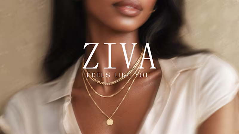 Cover image for ZIVA — Modern Jewelry Brand Identity