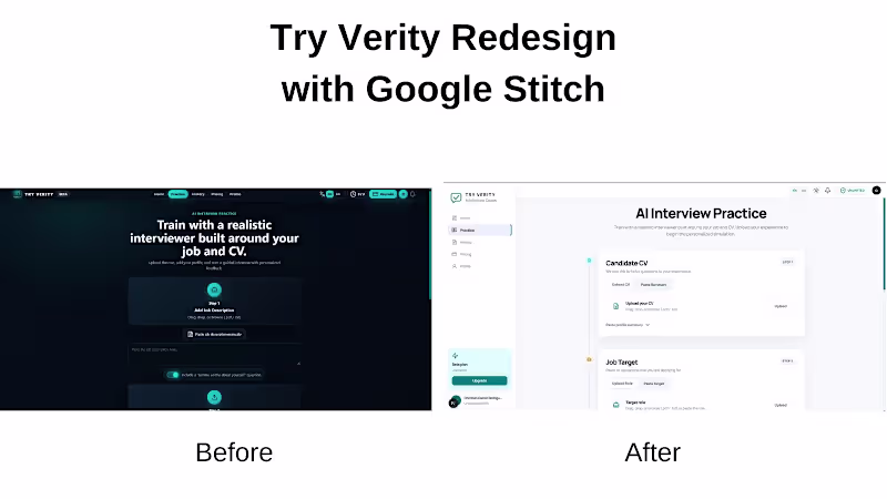 Cover image for Try Verity is an AI-powered interview coaching platform that...