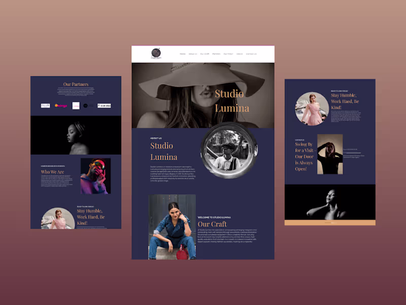 Cover image for Wix Responsive Fashion Website Design