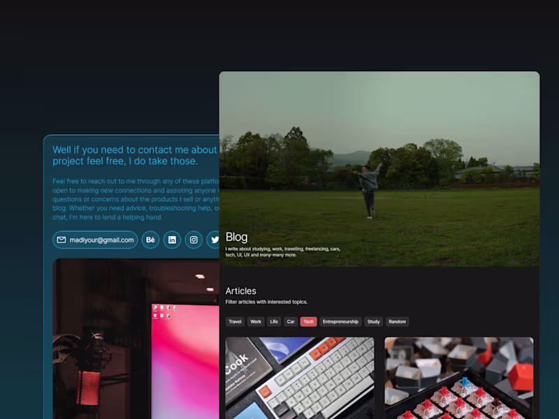 Cover image for Madiyour | Personal Website Framer
