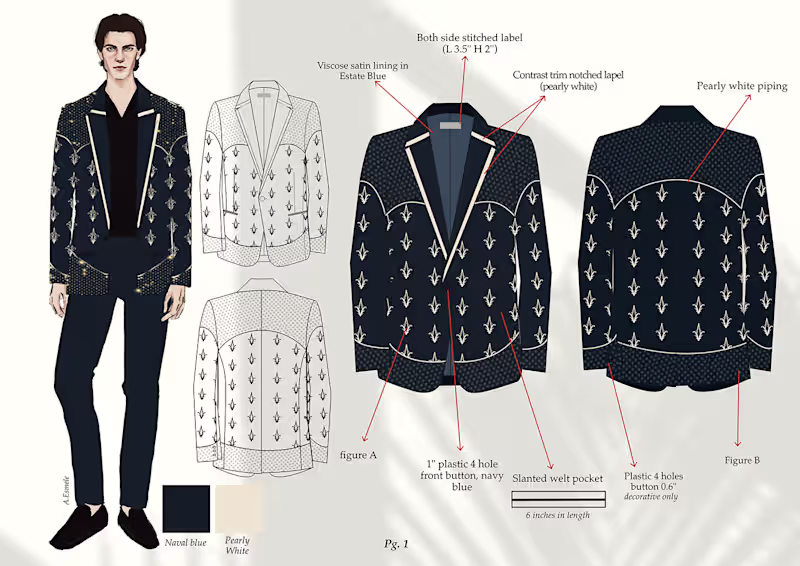 Cover image for CLIENT: S.Cohen Suit Jacket