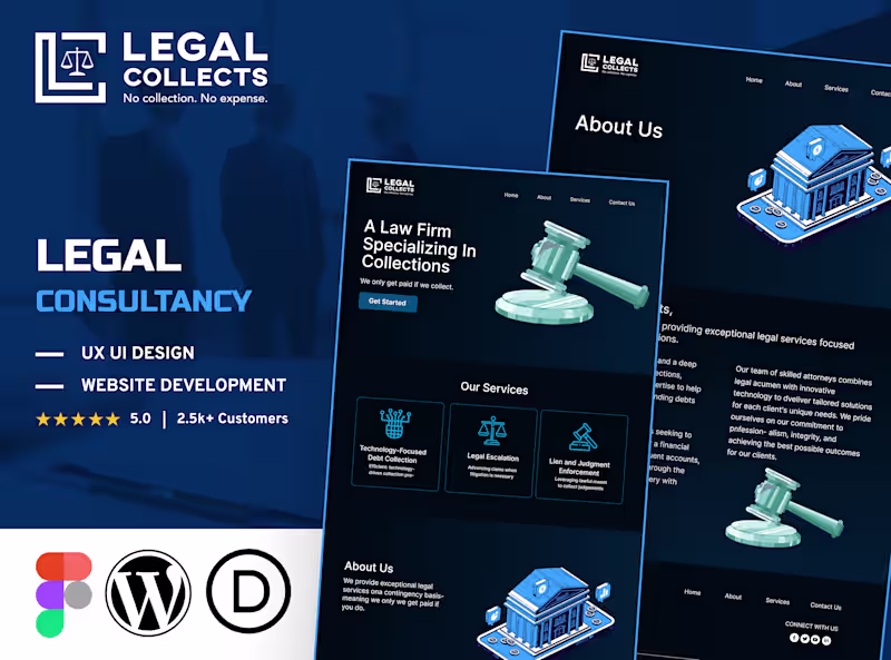 Cover image for UI/UX Design for Legal Consultancies