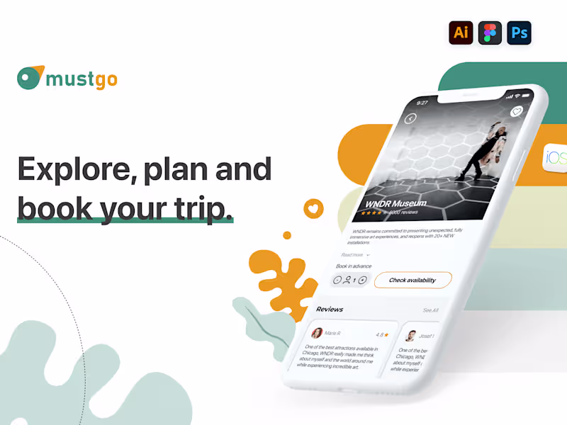 Cover image for MustGo | UX/UI