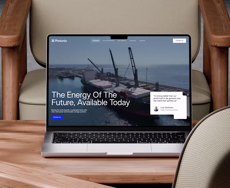 Cover image for Figma to Webflow, Web development, Custom code - Photonix