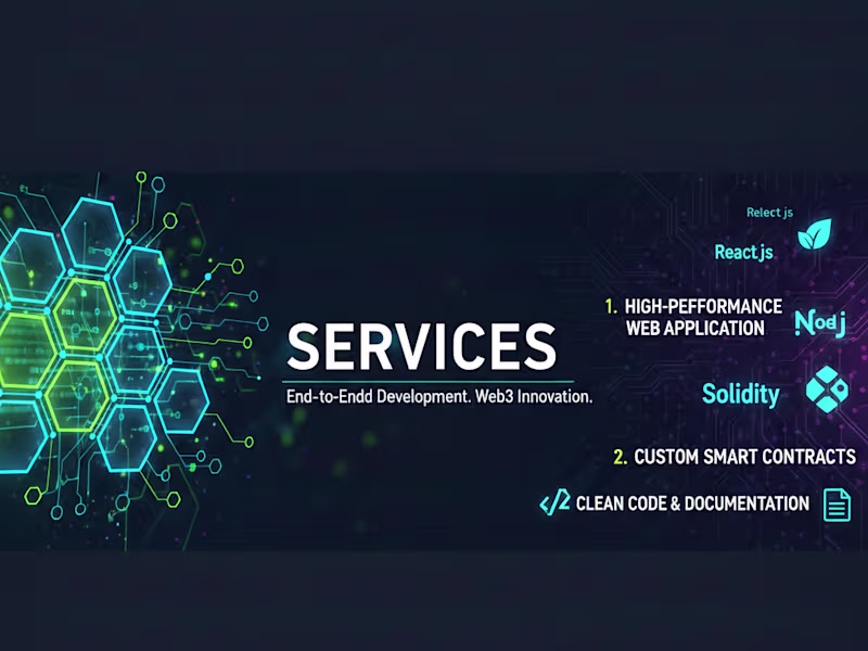 Cover image for Full-Stack Developer | Frontend Developer | Blockchain Developer