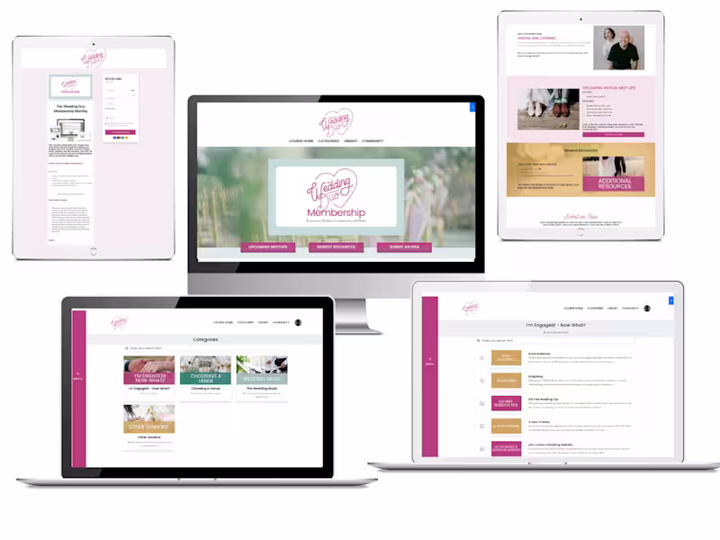 Cover image for The Wedding Duo: Building a Branded Community & Membership