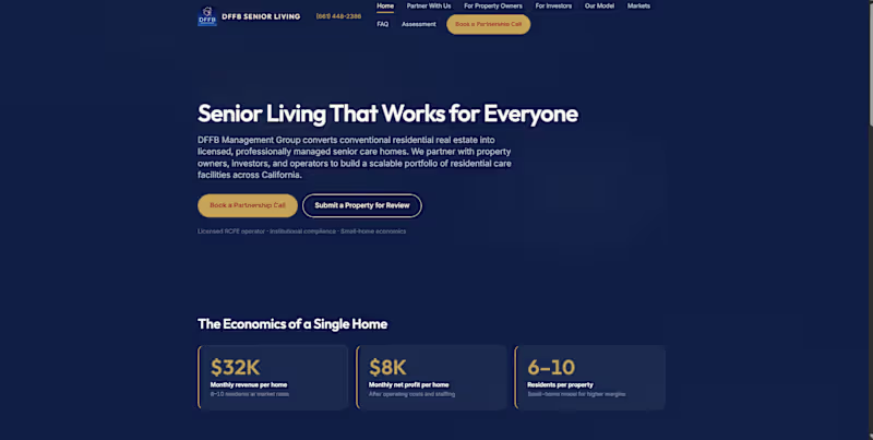 Cover image for DFFB Senior Living 