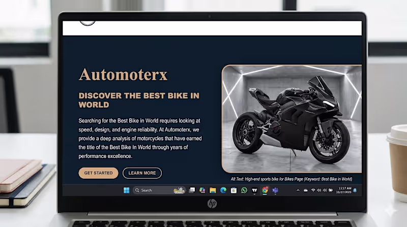Cover image for Automoterx: High-Performance Automotive Web Platform