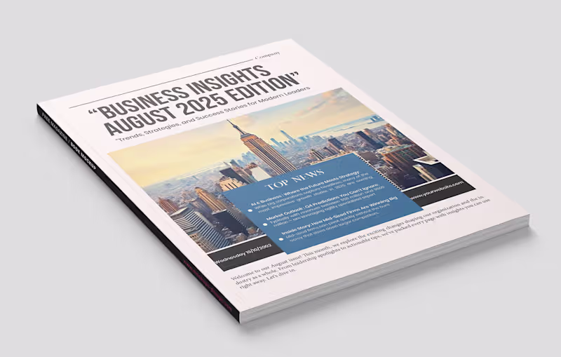 Cover image for Newsletter design
