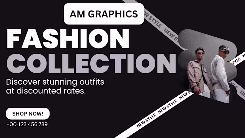 Cover image for Professional Fashion & Clothing Brand Banner Design