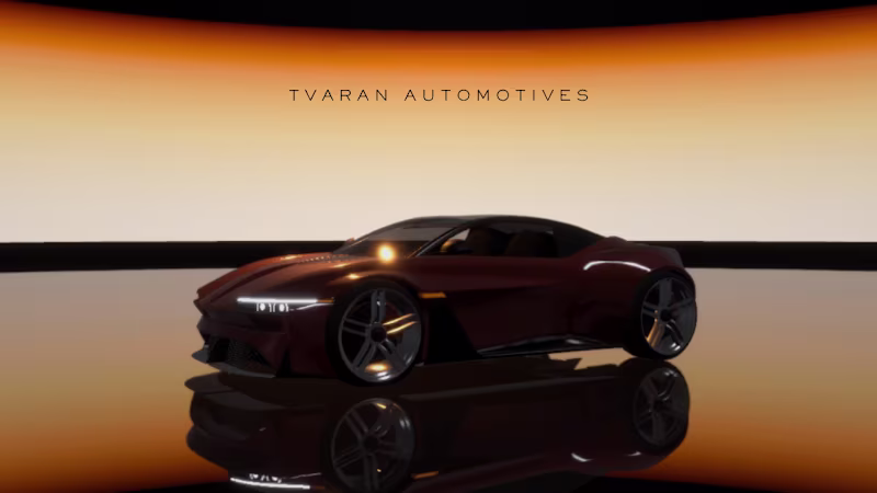 Cover image for TVARAN Automotives | Website UI Design