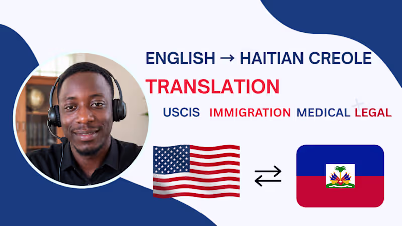 Cover image for English to Haitian Creole Translation