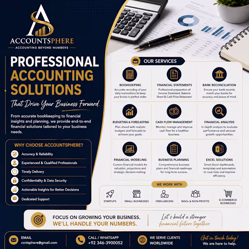 Cover image for Accounting and finance services